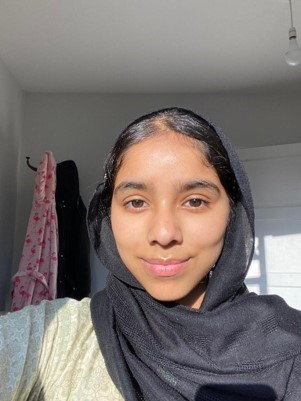 image of Lubna, who is an asian young female wearing a headscarf