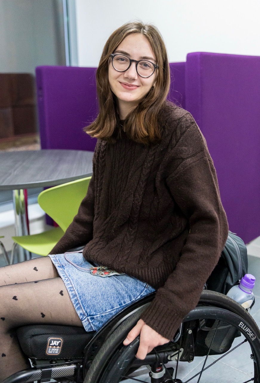 A photo of Emily Green, Whizz Kidz Advocate