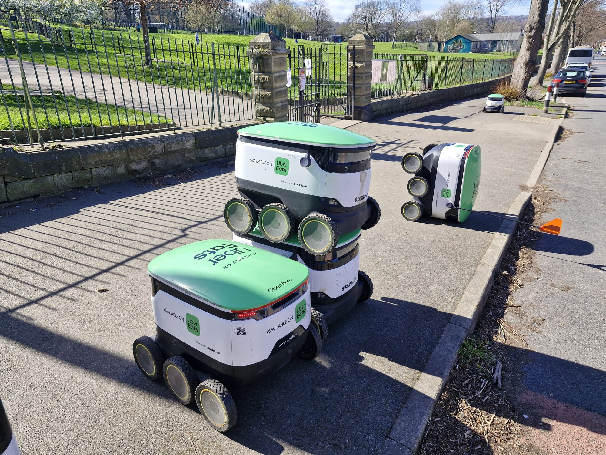 Delivery Robots in Meersbrook, Sheffield