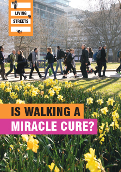 Front cover of 'Is walking a miracle cure?'