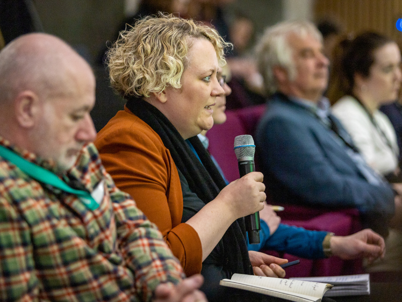 people speaking at the summit