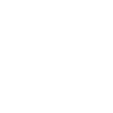 a graphic icon featuring a person walking with a stick
