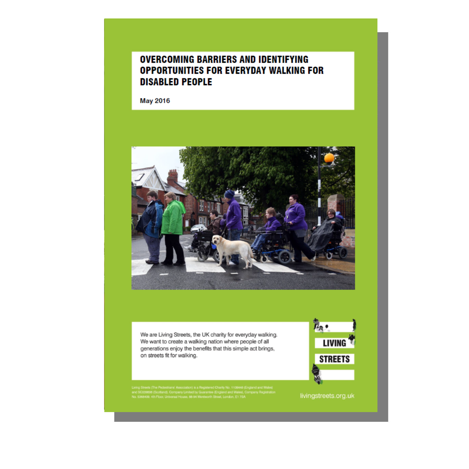 Thumbnail of front cover of report with picture of a collective group of people with a range of visible disabilities
