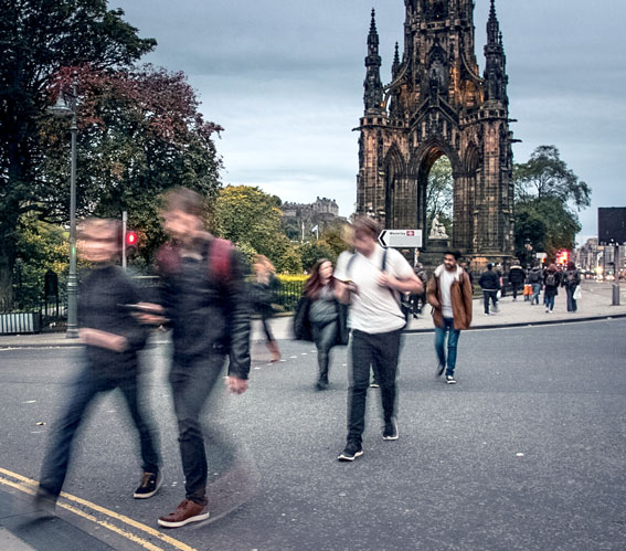 Edinburgh city centre