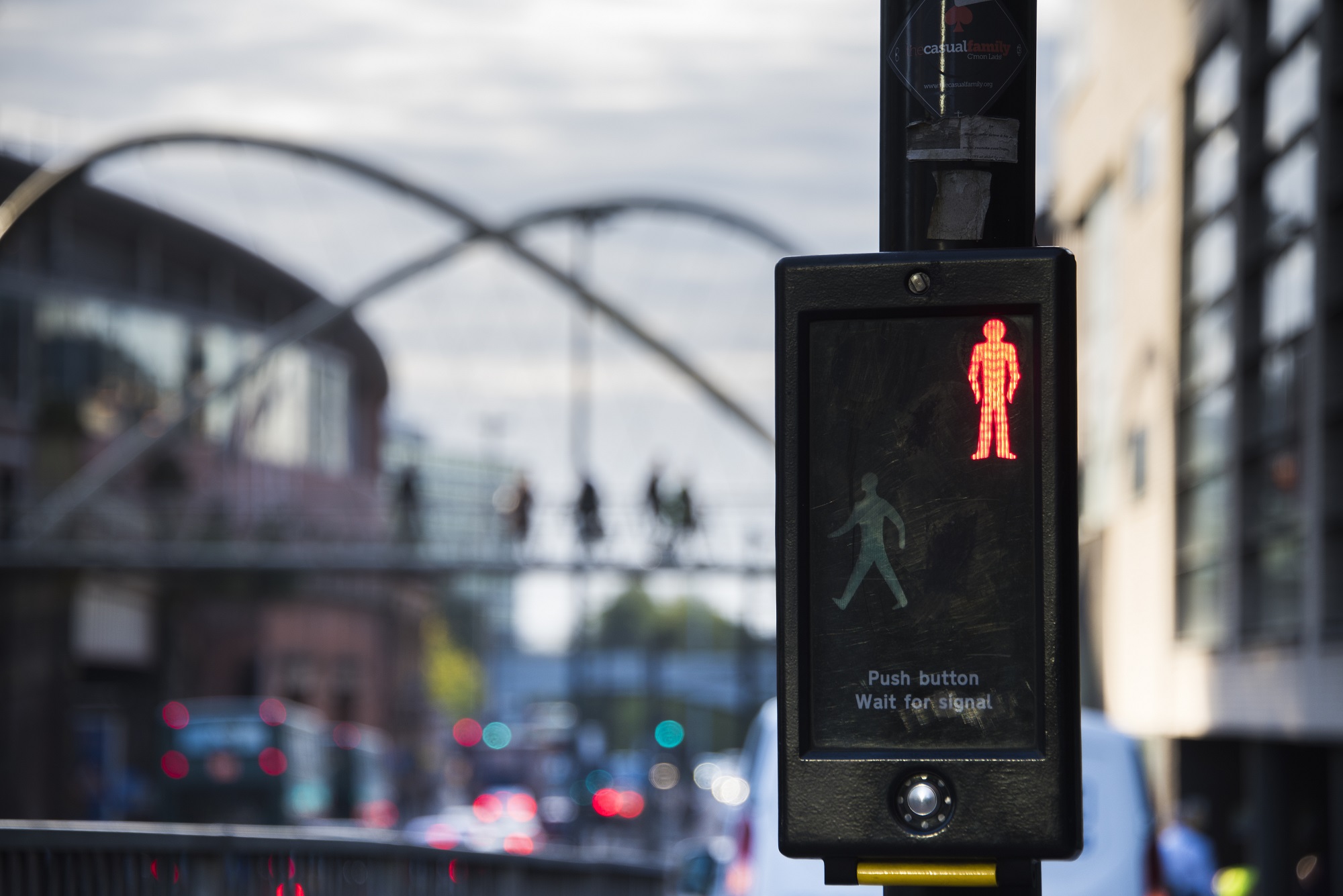 Red man on traffic lights