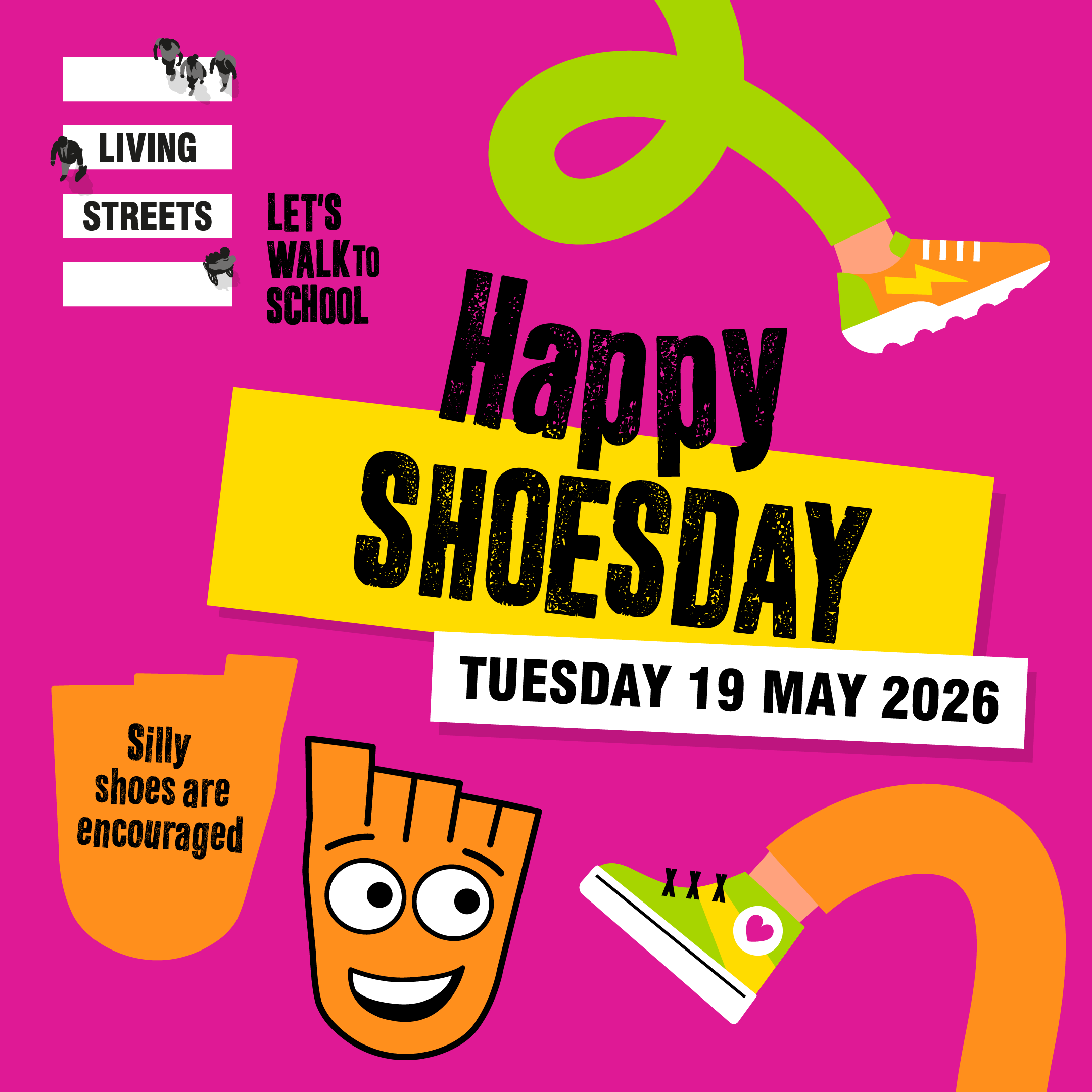 Happy Shoesday Day Poster May 2026