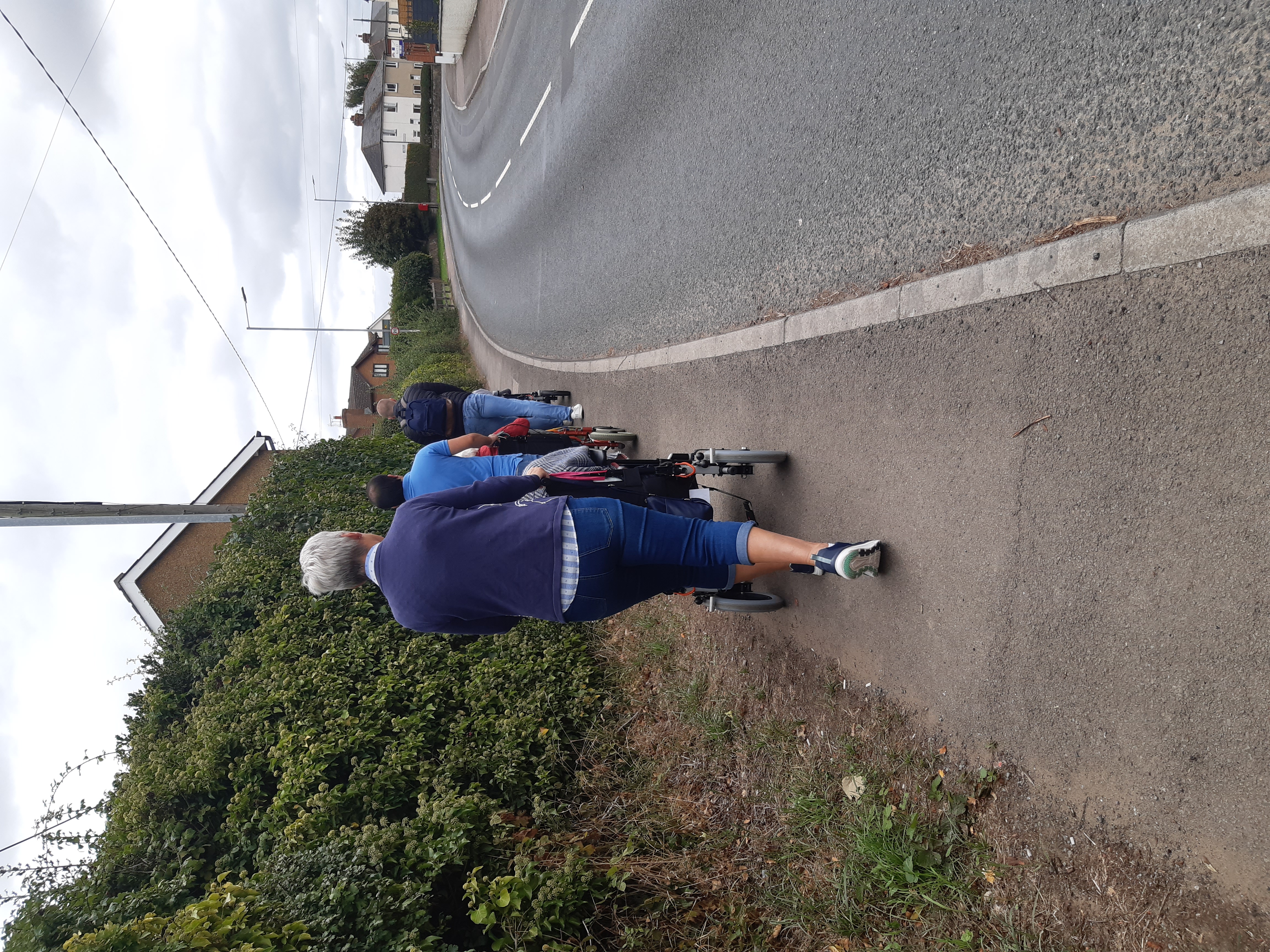 Older people on a walk