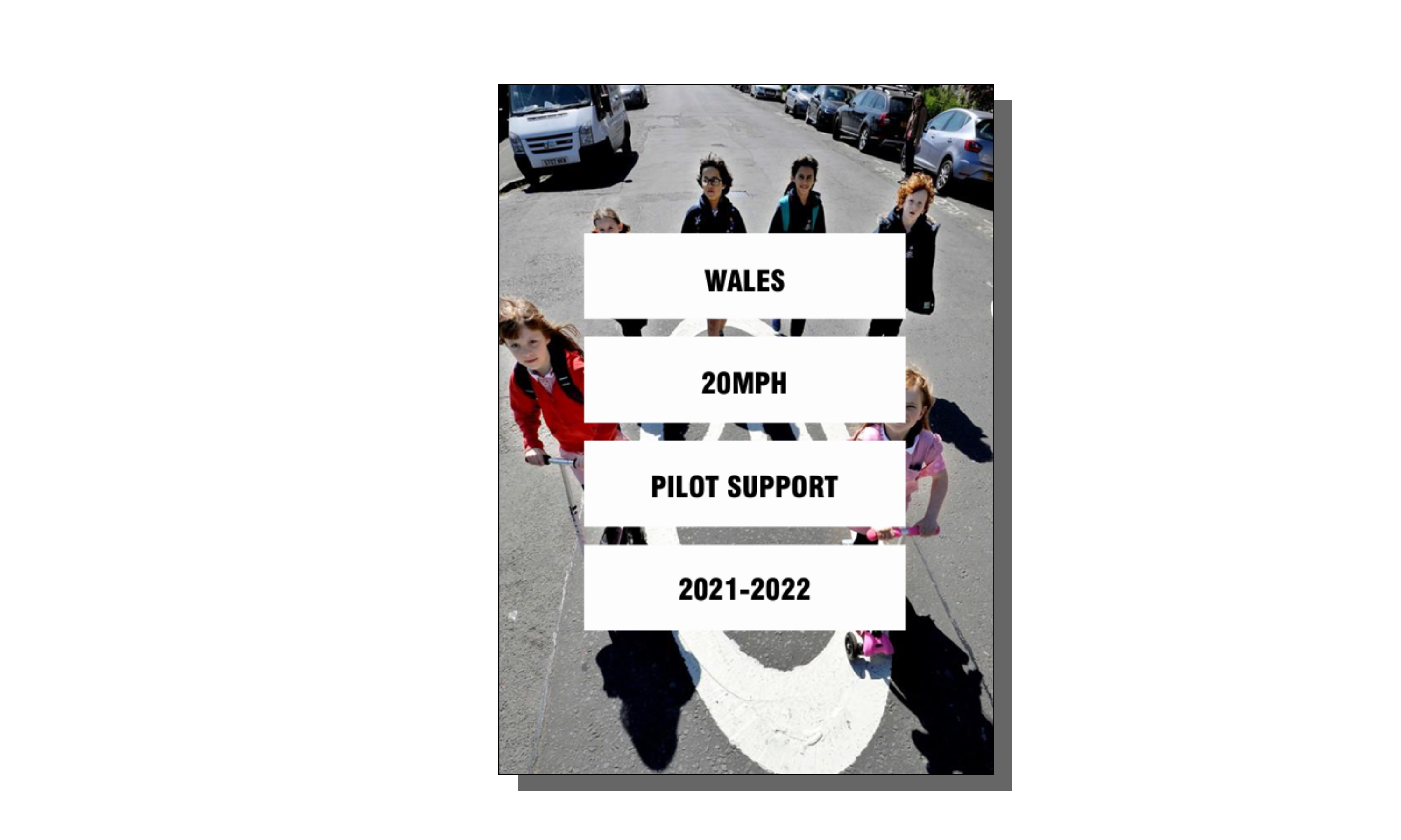 front cover of Wales 20mph pilot support report