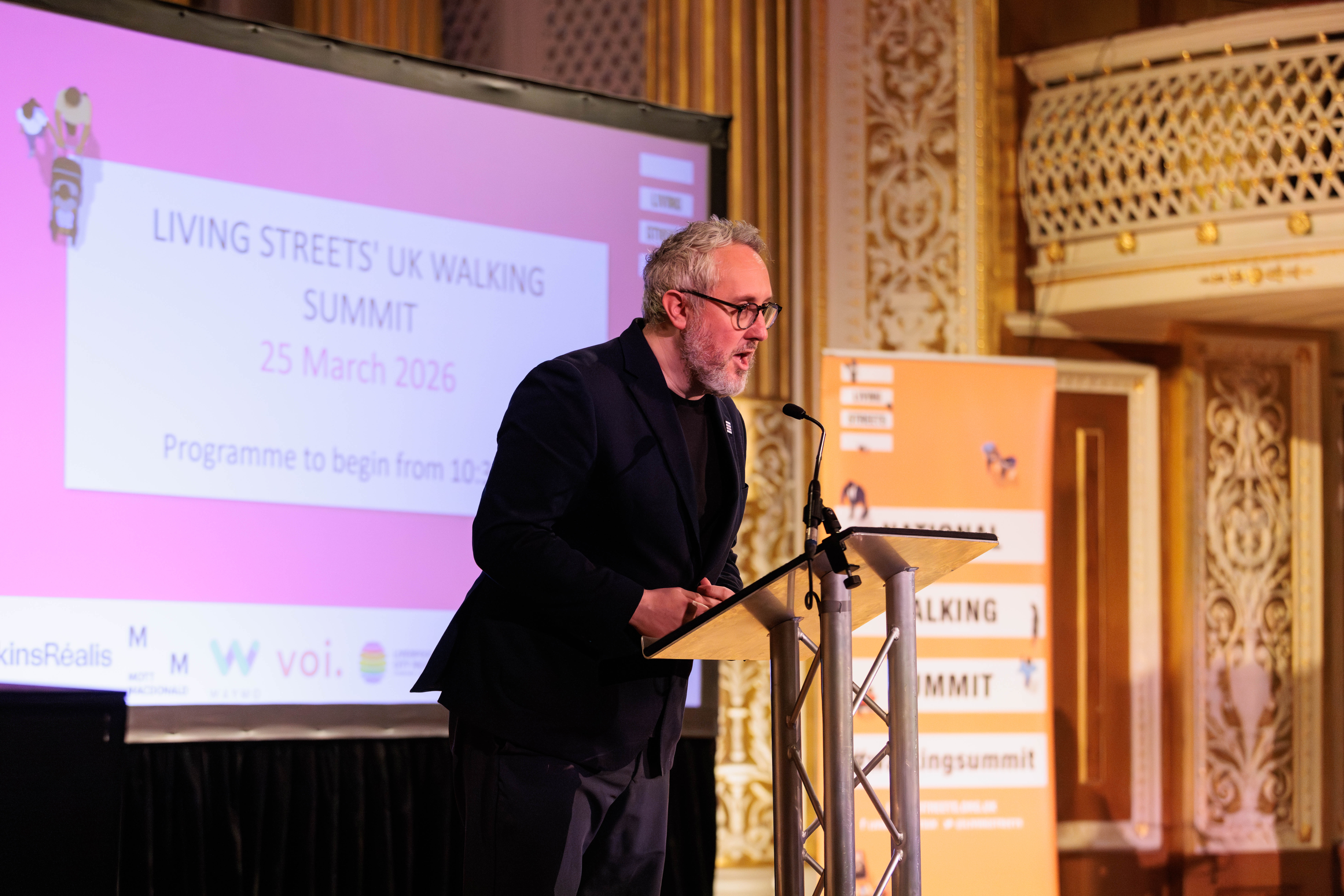 A picture of Adam Tranter at the 2026 UK Walking Summit