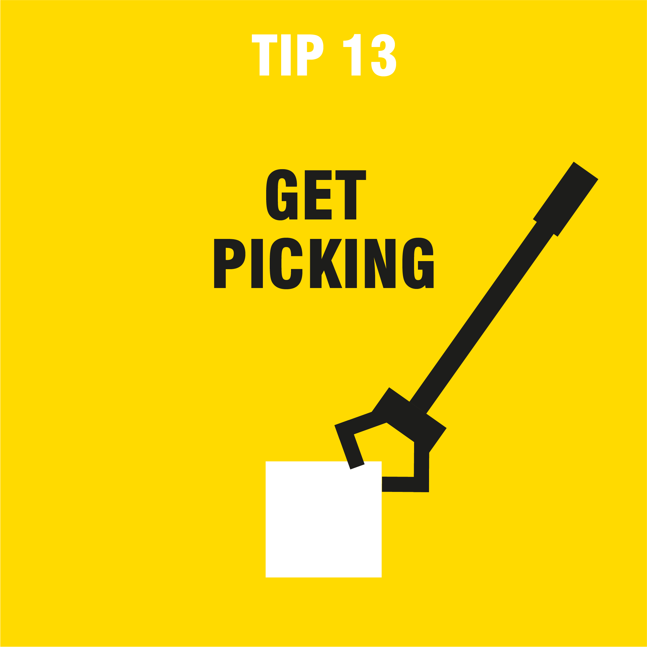 tip 13 get picking