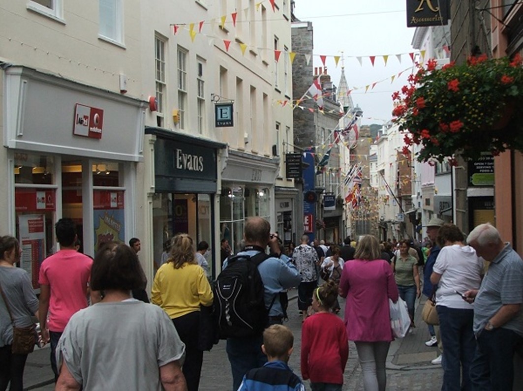 Guernsey town centre