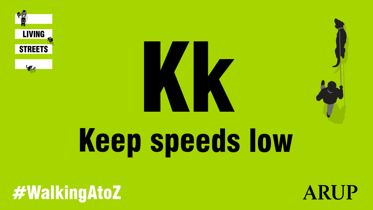 K - Keep speeds low