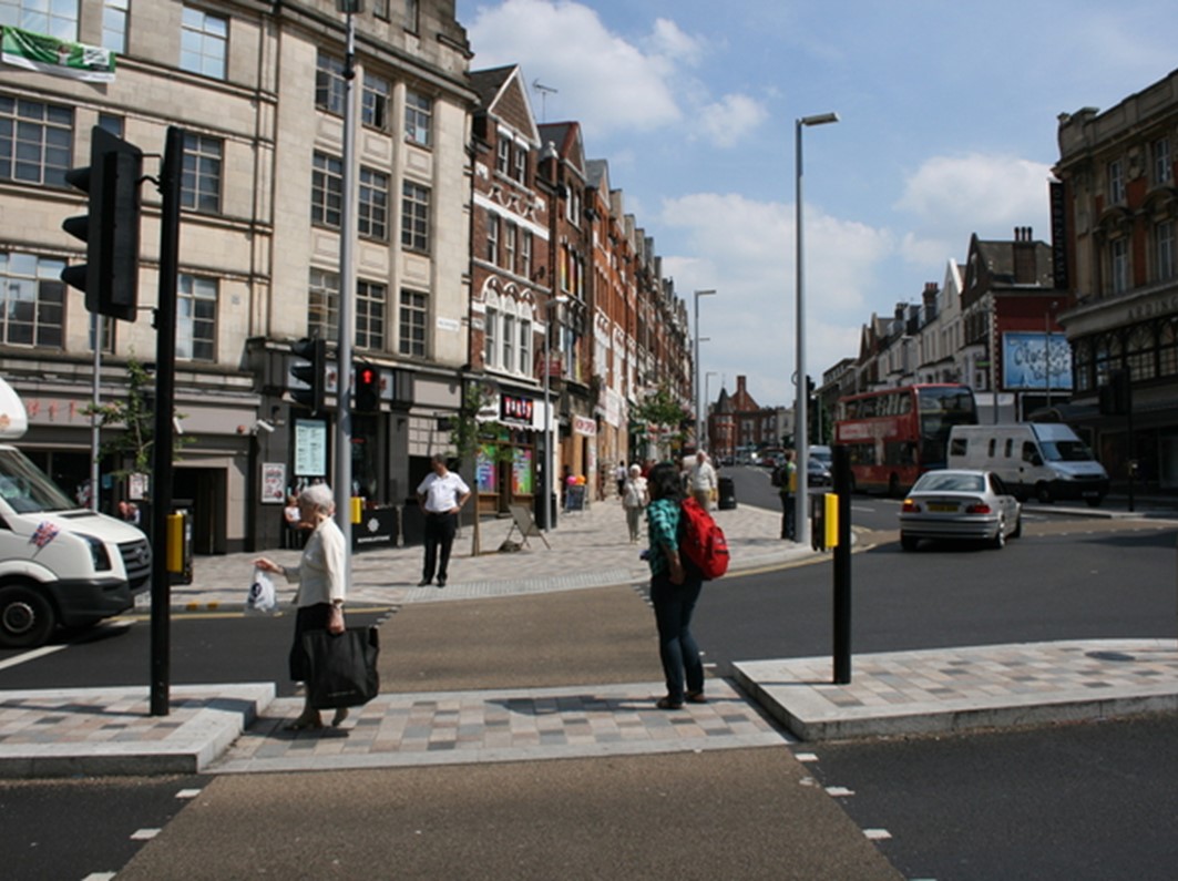 A pedestrian crossing in Wandsworth