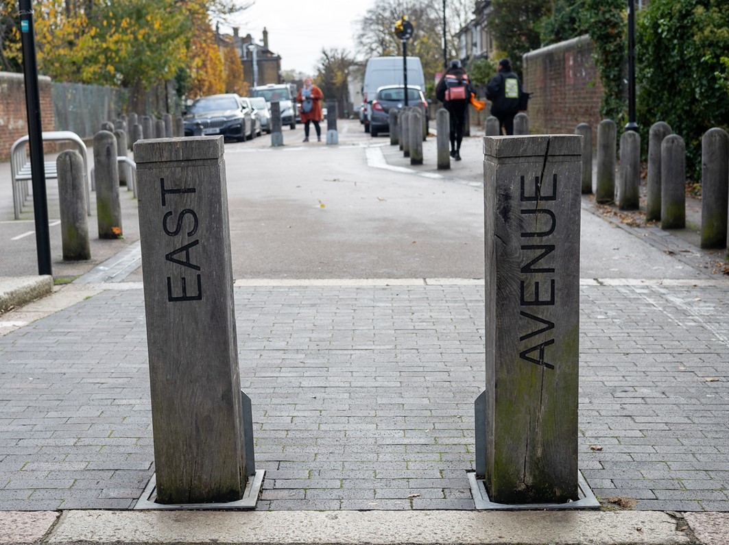 A pedestrianised street