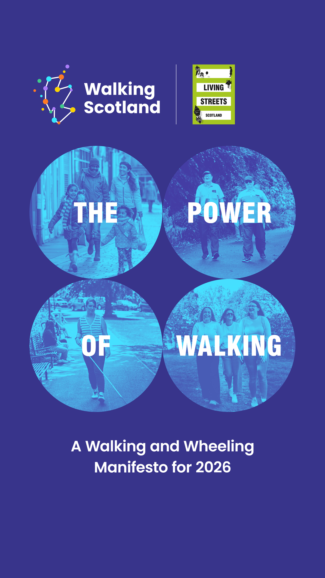 The front cover of 'A walking and wheeling manifesto'