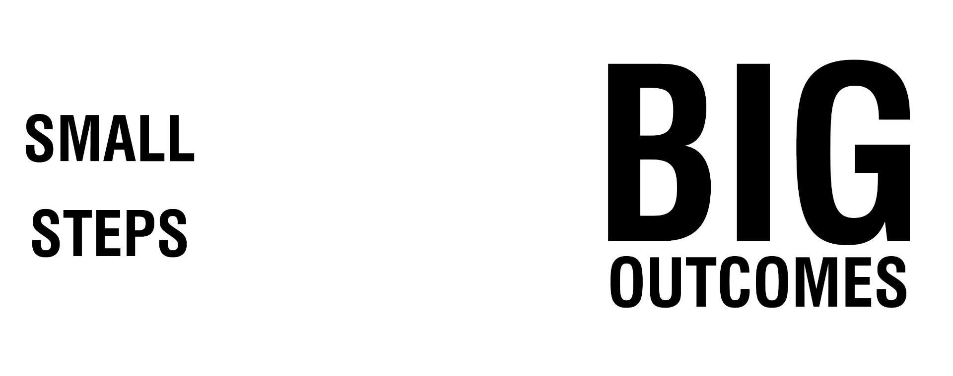 Small steps equals big outcomes